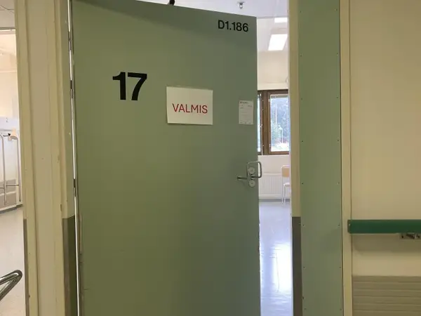 Ovi (nro 108) tila D1 vuodeosasto 186