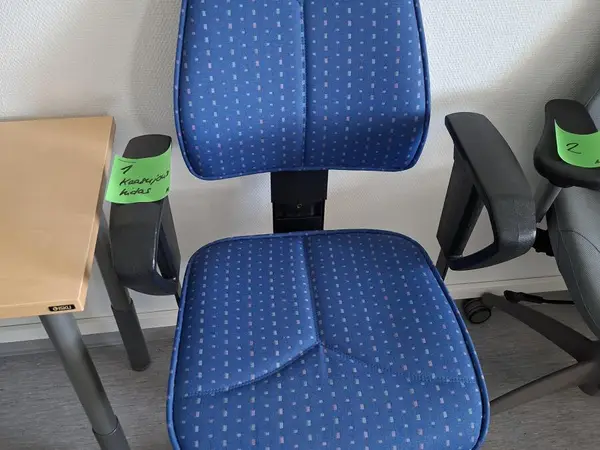 Kinnarps työtuoli sininen nro1