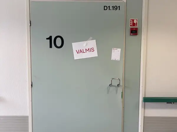 Ovi (nro 222) tila D1 vuodeosasto 191