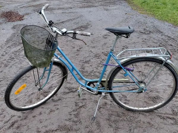 11. Naisten sininen polkupyörä