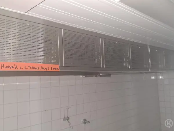 Climeconin ammattikeittiön ilmanvaihto huuva 2