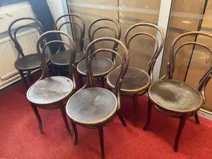 Thonet wieniläistuolit 7 kpl (nro 376) erä 5