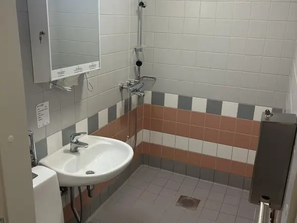 WC-kalusteet + suihku (nro 253) tila D1 Leikkaussalit 309