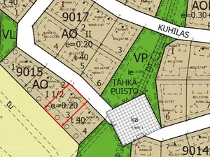 Omakotitalotontti Tähkälässä, Kuhilas 24, Kempele