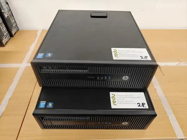 2x HP ProDesk 600 G1 SFF työasema (nro 28.)