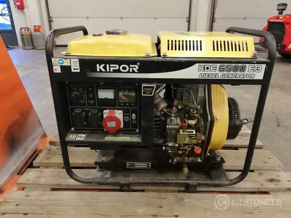 Kipor KDE6500E3 diesel aggregaatti 230V