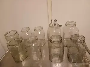 Lasipurkkeja Riihimäen lasi/Karhula