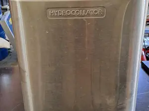 Ruostumattomasta teräksestä valmistettu Chattanooga Hydrocollator. nro KH123