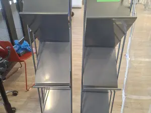 Lehtiteline, harmaa 2 kpl