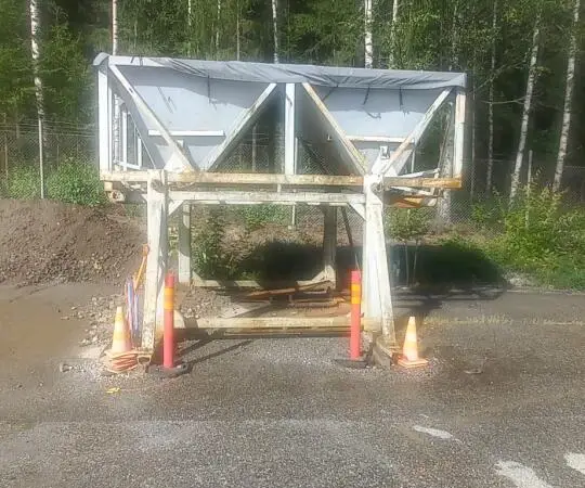 Teräksinen hiekkasiilo, 7m3