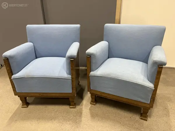 Vintage nojatuolit 2kpl (nro 481) tila P Erä 5.