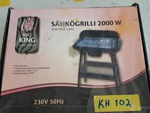 BBQ King -sähkögrilli (2000 W). nro KH102