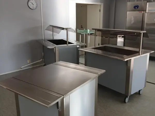 Tarjoilulinjasto, Kuuma- ja kylmähauteet