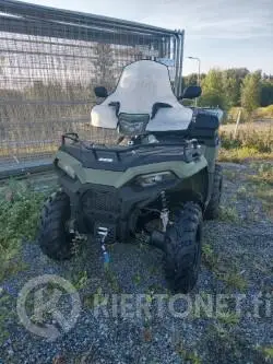 Korjattavaksi/varaosiksi Polaris Sportsman 570 EPS - Sage G, 2026, 4x4 + sis. Toimivat telat.