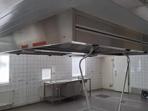 Halton ammattikeittiön ilmanvaihto huuva 1