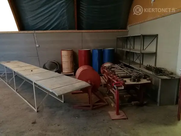 Kattopellin muokkauslaitteet, yms.