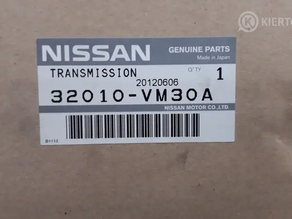 Uusi Nissan NP300 vaihdelaatikko