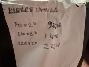 Hausjärven vesihuoltolaitokselta yli jääneitä tarvikkeita, Laatikko 29