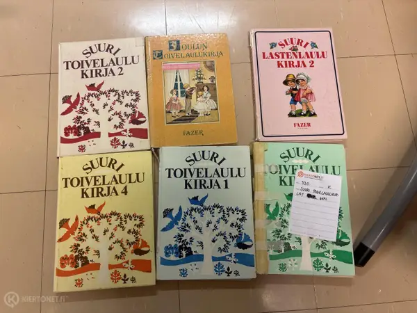 Suuri Toivelaulukirja - 6 kpl 6 kpl (nro 330) tila K1 K