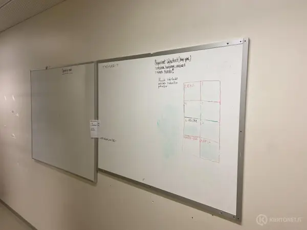 Valkotaulut 2 kpl (nro 32) tila E2 Kipupoliklinikka 076K