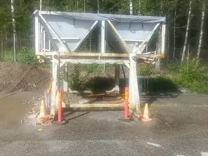Teräksinen hiekkasiilo, 7m3