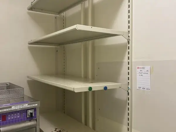 Hyllyt kiskoilla 2 kpl (nro 222) tila F1 Fysiologia 051