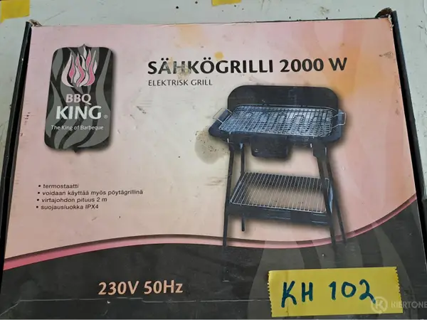 BBQ King -sähkögrilli (2000 W). nro KH102