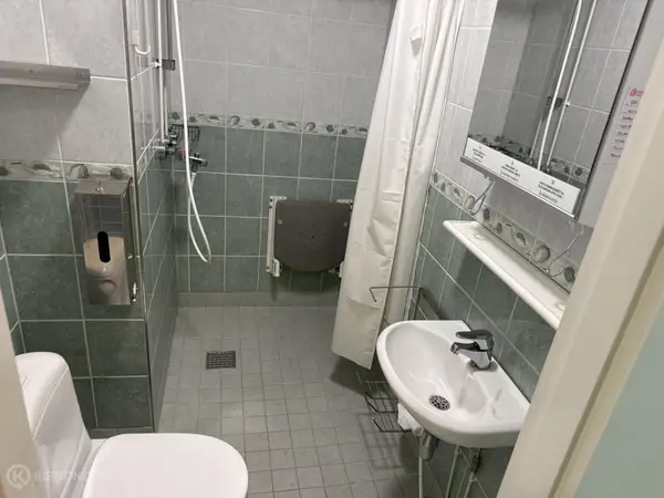 WC-kalusteet + suihku (nro 292) tila D1 vuodeosasto 154
